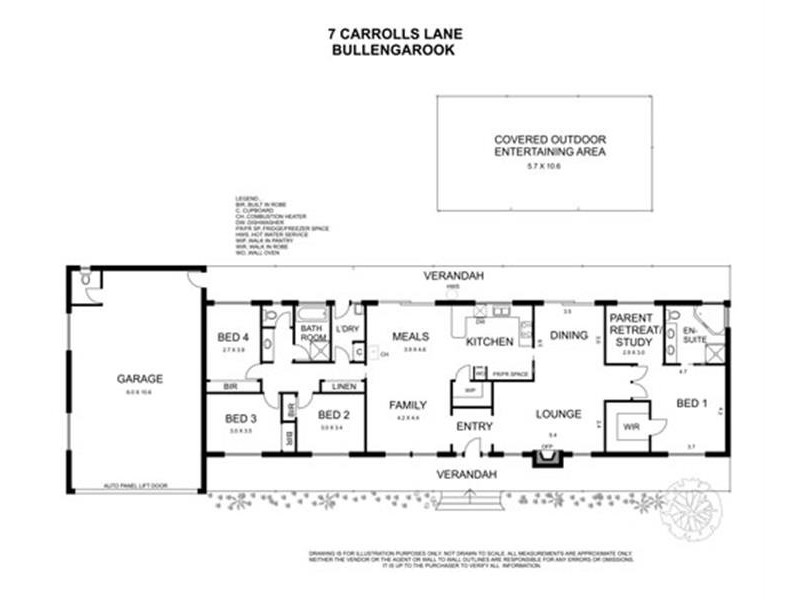 7 Carrolls Lane, Bullengarook VIC 3437 Floorplan