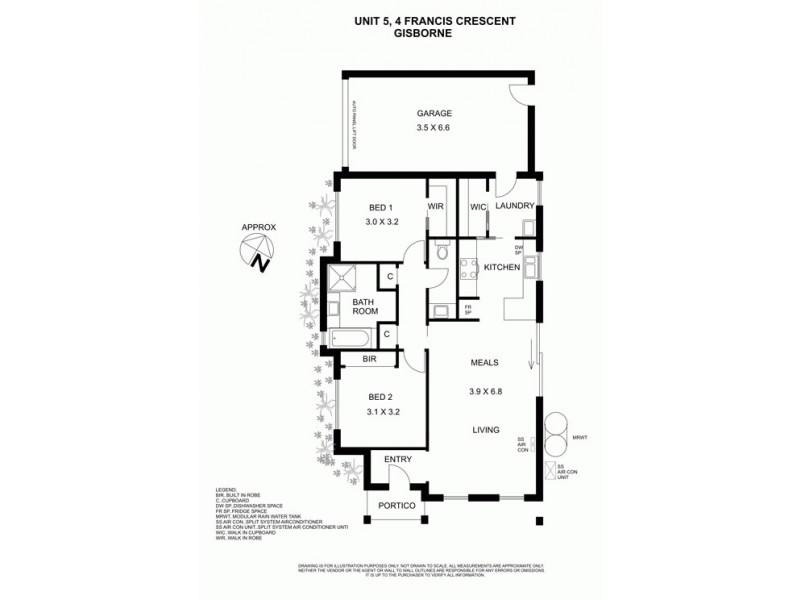Unit 5/4 Francis Crescent, Gisborne VIC 3437 Floorplan