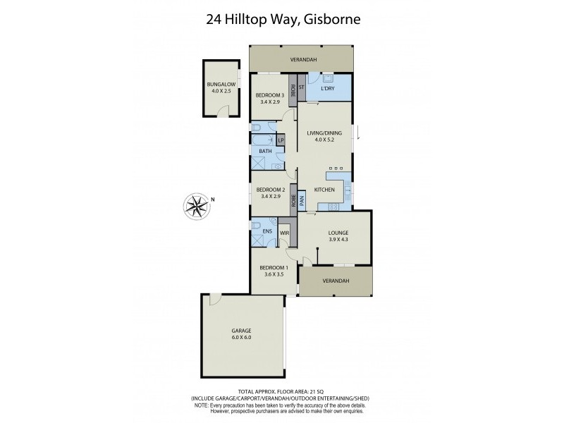 24 Hilltop Way, Gisborne VIC 3437 Floorplan