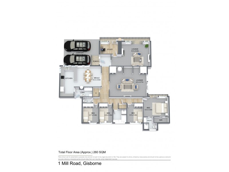 1 Mill Road, Gisborne VIC 3437 Floorplan