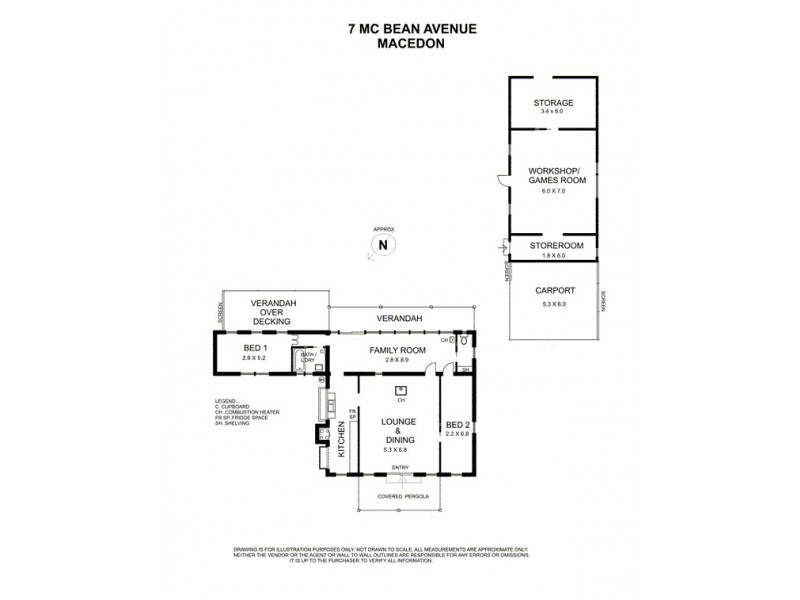 7 McBean Avenue, Macedon VIC 3440 Floorplan
