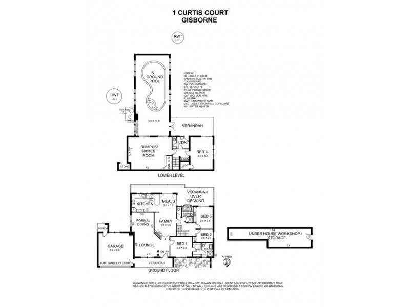 1 Curtis Court, Gisborne VIC 3437 Floorplan