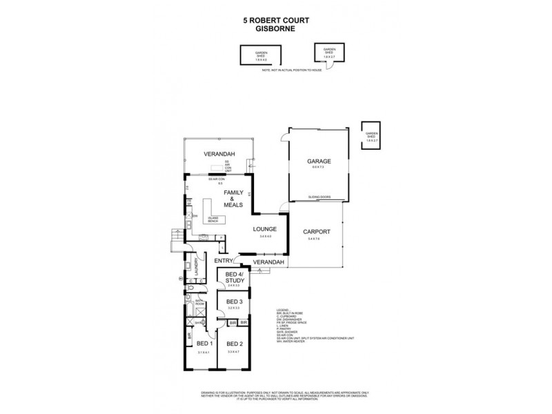 5 Robert Court, Gisborne VIC 3437 Floorplan