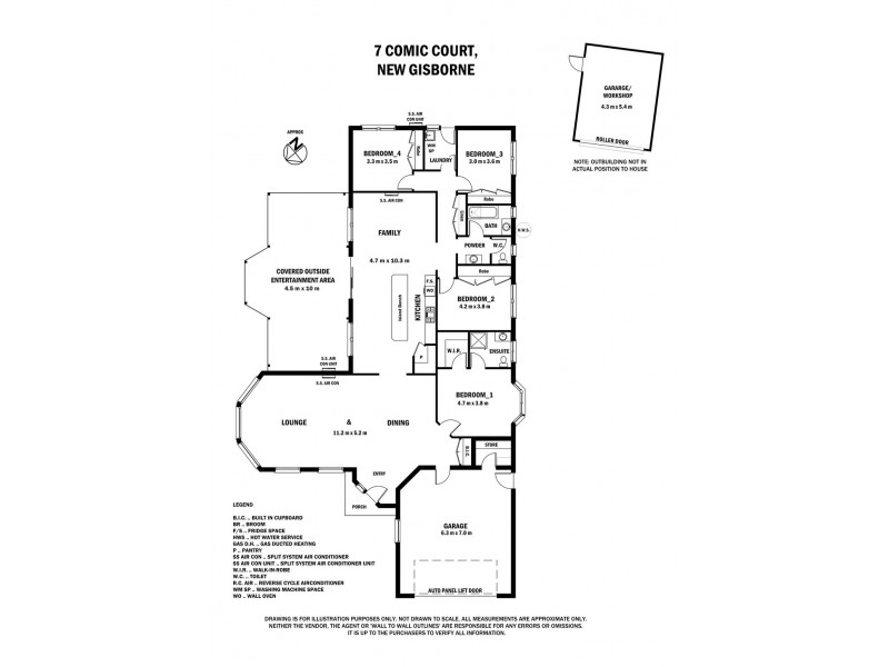 7 Comic Court, New Gisborne VIC 3438 Floorplan