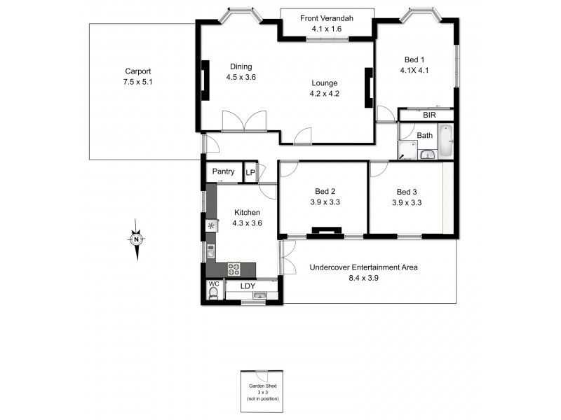 12 Sutherlands Road, Riddells Creek VIC 3431 Floorplan