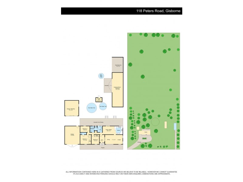 118 Peters Road, Gisborne VIC 3437 Floorplan