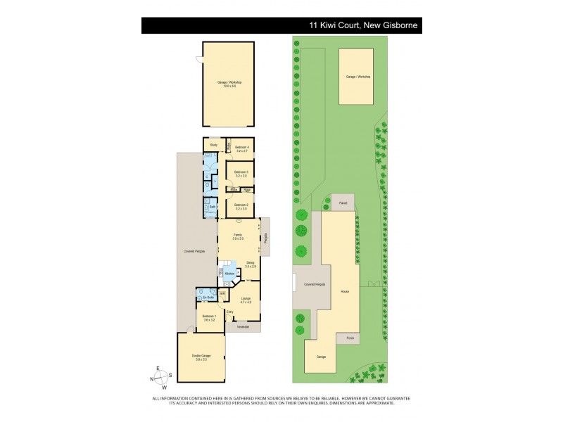 11 Kiwi Court, New Gisborne VIC 3438 Floorplan