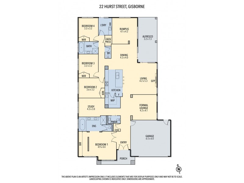 22 Hurst Street, Gisborne VIC 3437 Floorplan