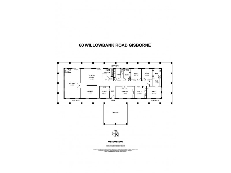 60 Willowbank Road, Gisborne VIC 3437 Floorplan