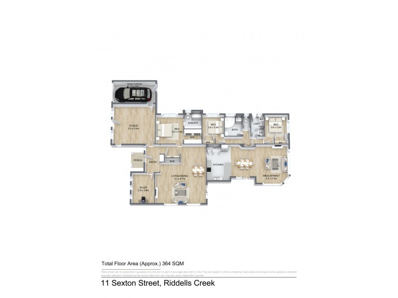 11 Sexton Street, Riddells Creek VIC 3431 Floorplan