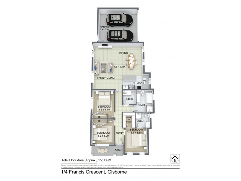 Unit 1/4 Francis Crescent, Gisborne VIC 3437 Floorplan