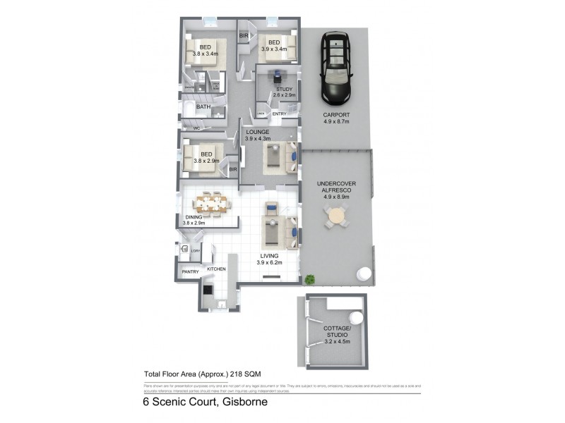 6 Scenic Court, Gisborne VIC 3437 Floorplan