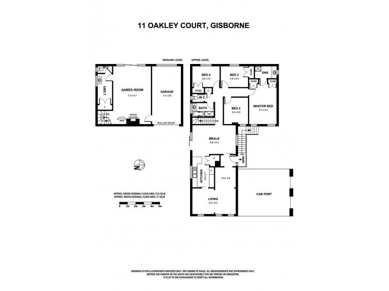 11 Oakley Court, Gisborne VIC 3437 Floorplan