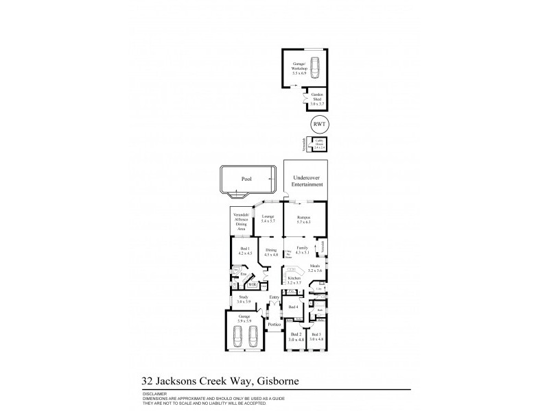 32 Jacksons Creek Way, Gisborne VIC 3437 Floorplan