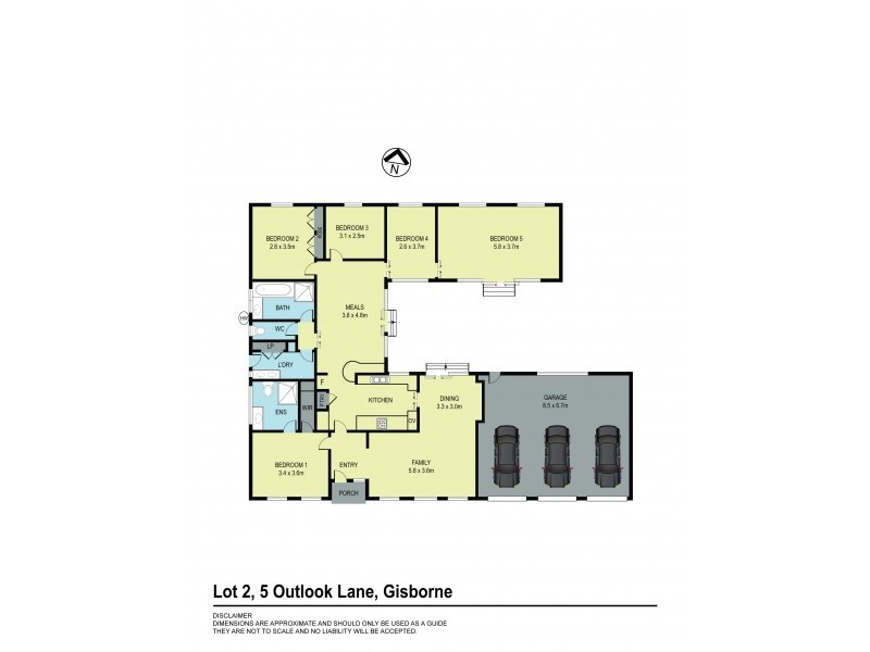 Lot 2, 5 Outlook Lane, Gisborne VIC 3437 Floorplan