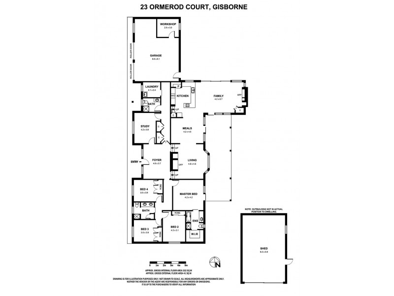 23 Ormerod Court, Gisborne VIC 3437 Floorplan