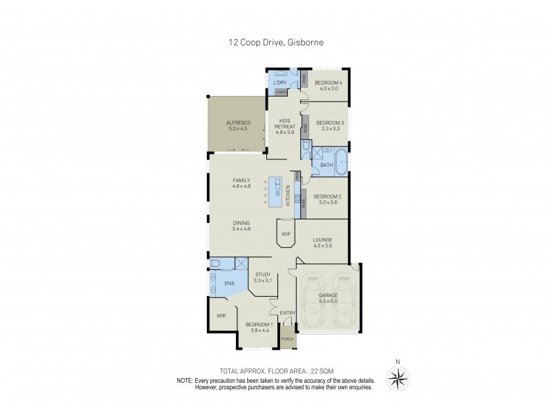 12 Coop Drive, Gisborne VIC 3437 Floorplan