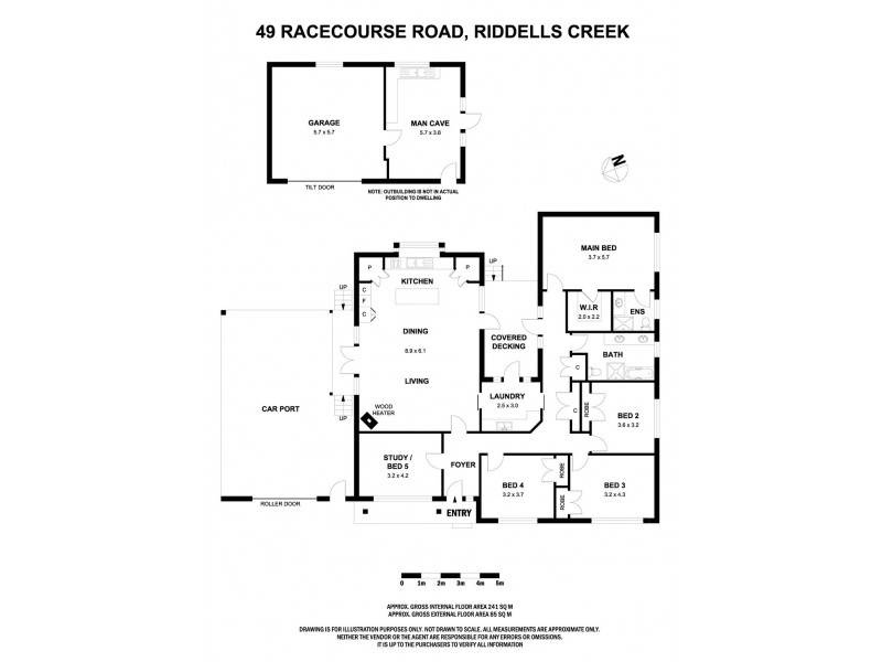 49 Racecourse Road, Riddells Creek VIC 3431 Floorplan
