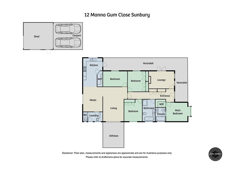12 Manna Gum Close, Sunbury VIC 3429 Floorplan