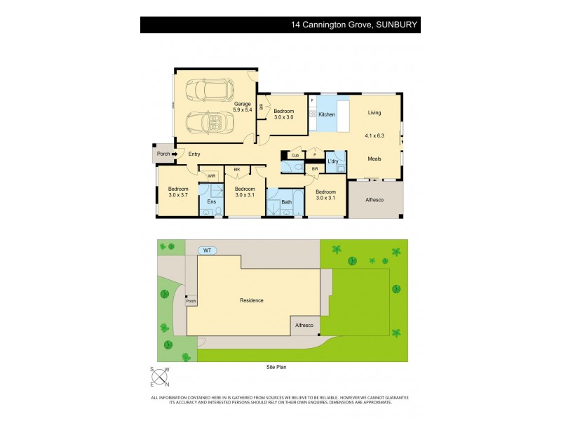 14 Cannington Grove, Sunbury VIC 3429 Floorplan