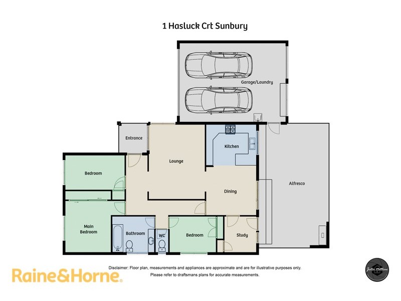 1 Hasluck Court, Sunbury VIC 3429 Floorplan