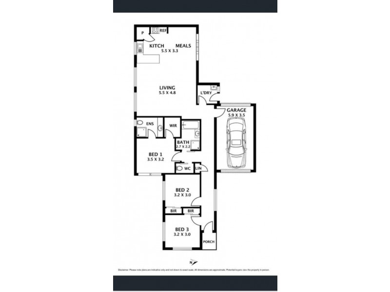 1/17 Grout Court, Sunbury VIC 3429 Floorplan