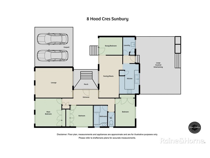 8 Hood Crescent, Sunbury VIC 3429 Floorplan