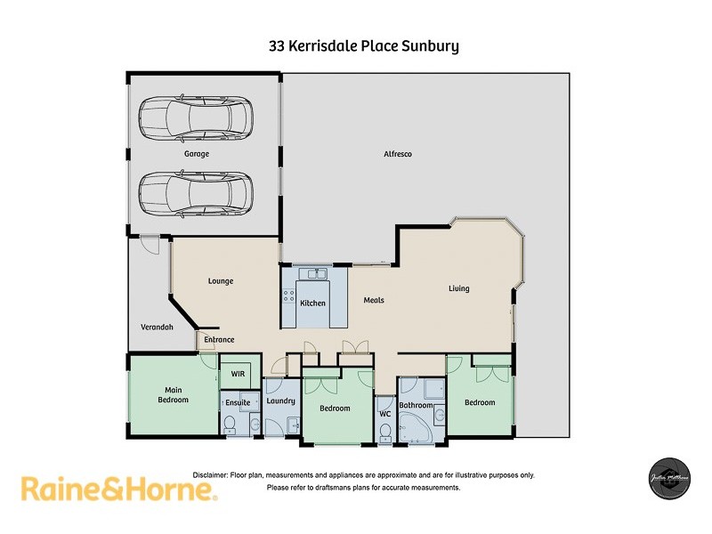 33 Kerrisdale Place, Sunbury VIC 3429 Floorplan