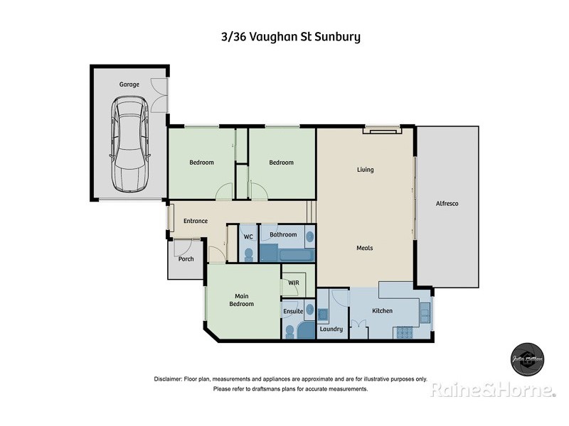 3/36 Vaughan Street, Sunbury VIC 3429 Floorplan