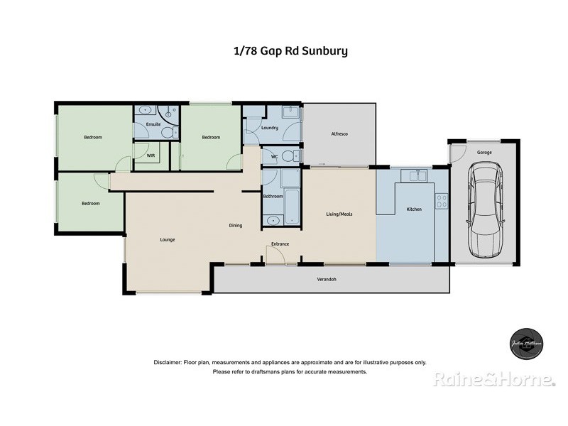 1/78 Gap Road, Sunbury VIC 3429 Floorplan