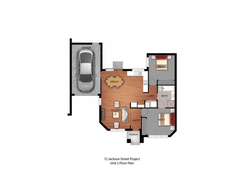 2/72 Jackson Street, Sunbury VIC 3429 Floorplan