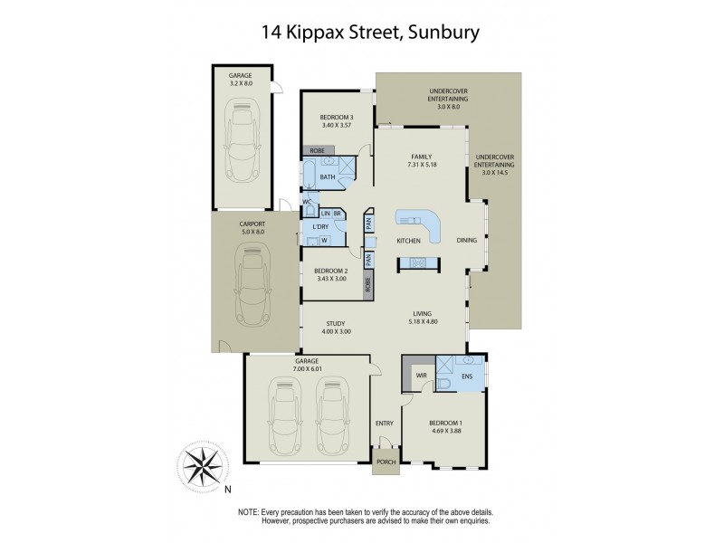 14 Kippax Street, Sunbury VIC 3429 Floorplan