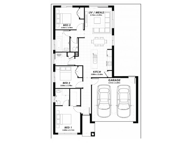 Lot 9 Barrett Street, Lancefield VIC 3435 Floorplan