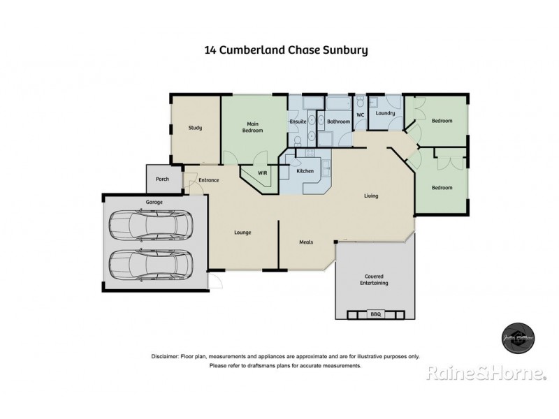 14 Cumberland Chase, Sunbury VIC 3429 Floorplan