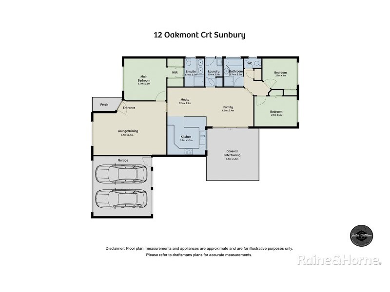 12 Oakmont Court, Sunbury VIC 3429 Floorplan