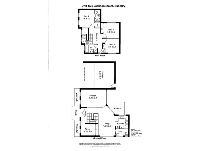 Units 1/35 Jackson Street, Sunbury VIC 3429 Floorplan