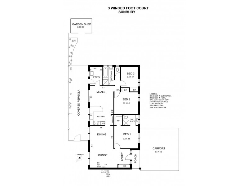 3 Winged Foot Court, Sunbury VIC 3429 Floorplan