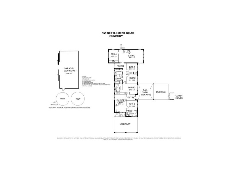 555 Settlement Road, Sunbury VIC 3429 Floorplan