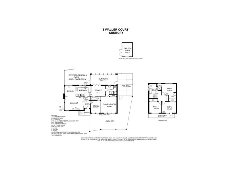 8 Waller Court, Sunbury VIC 3429 Floorplan