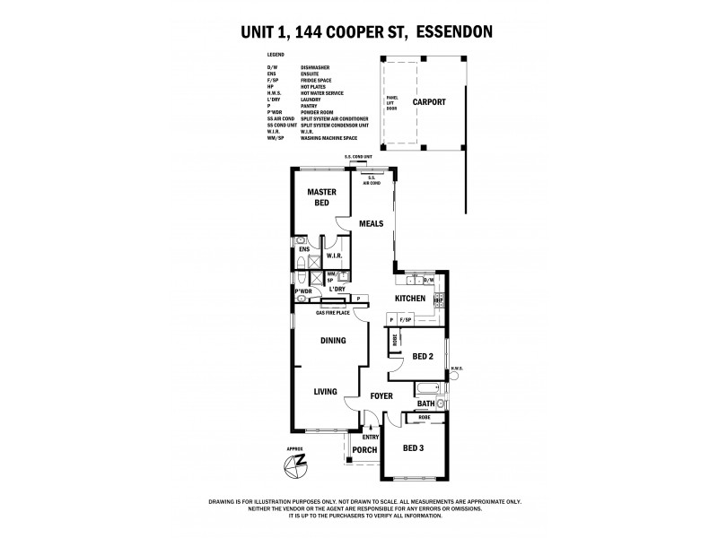 1/ 144 Cooper Street, Essendon VIC 3040 Floorplan