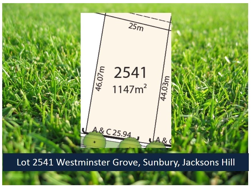 Lot 2541 Westminster Grove, Sunbury VIC 3429