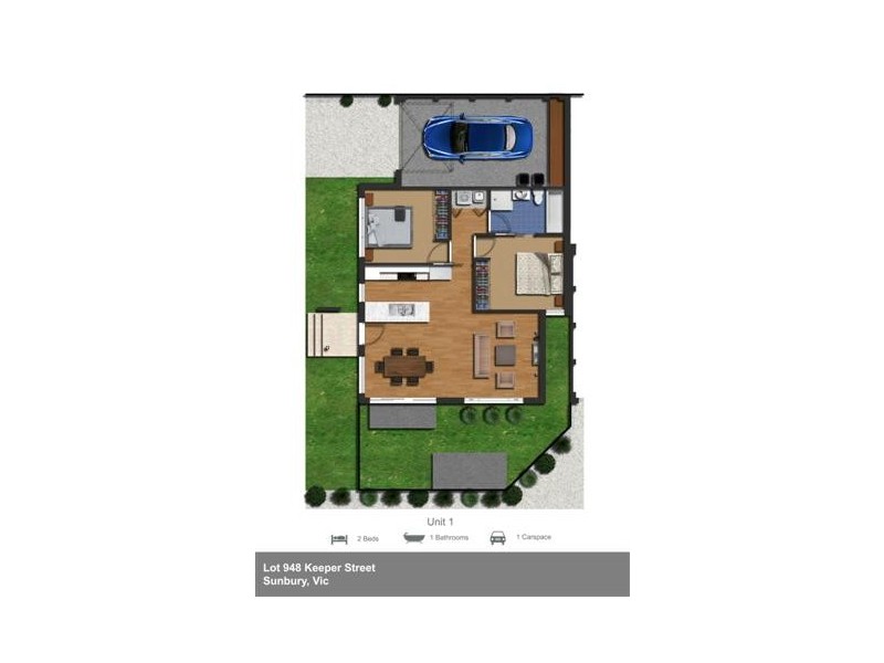 1/33 Keeper Street, Sunbury VIC 3429 Floorplan