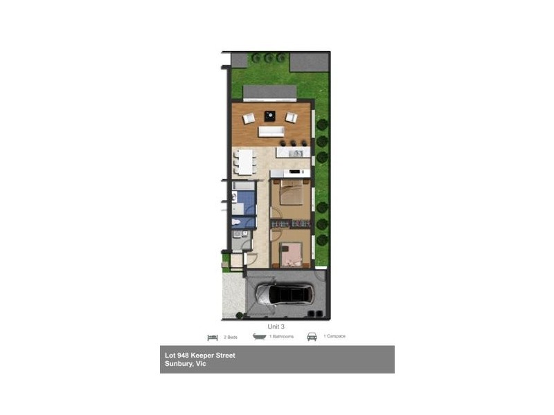 3/33 Keeper Street, Sunbury VIC 3429 Floorplan