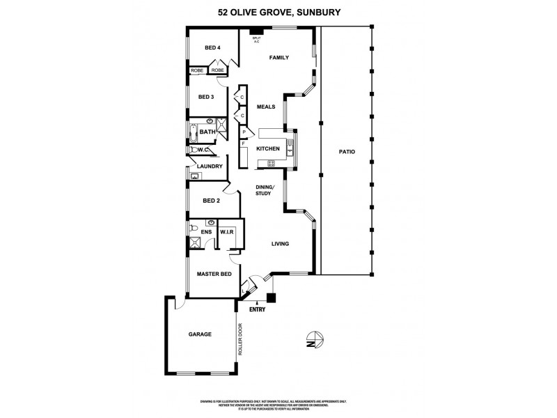 52 Olive Grove, Sunbury VIC 3429 Floorplan