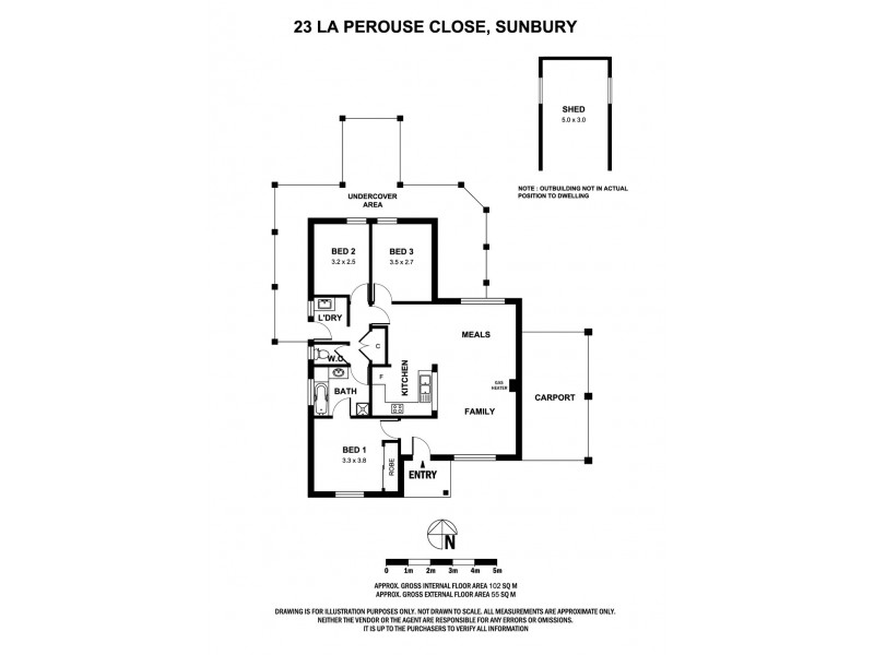 23 La Perouse Close, Sunbury VIC 3429 Floorplan