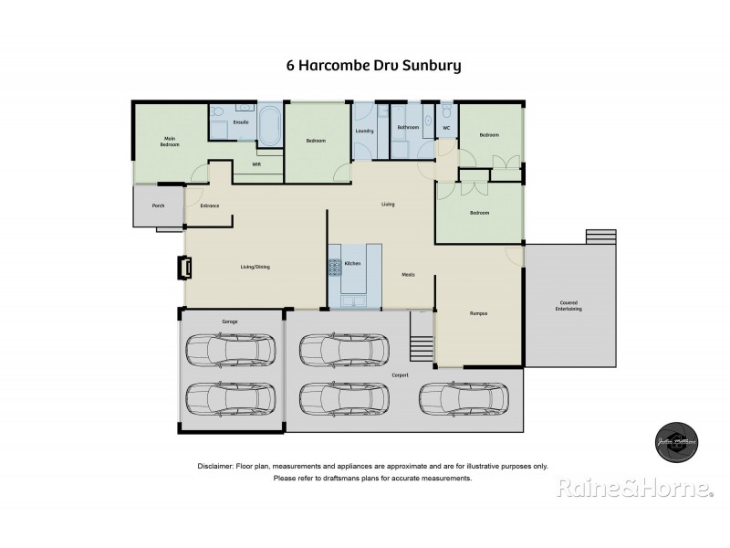 6 Harcombe Drive, Sunbury VIC 3429 Floorplan