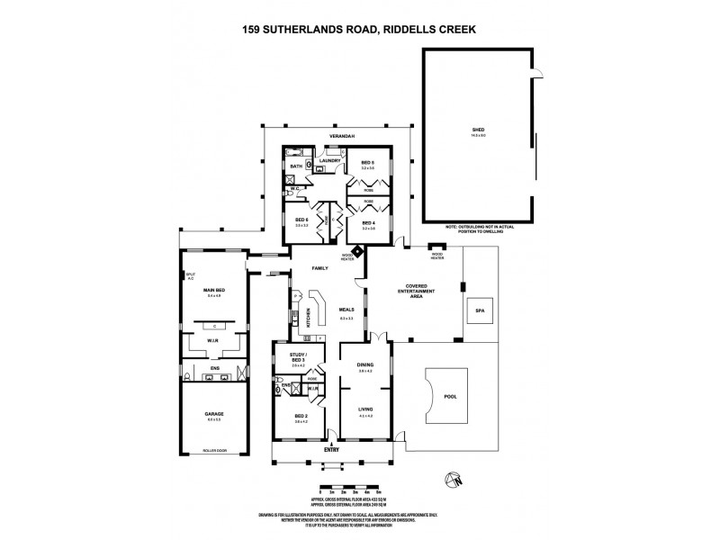159 Sutherlands Road, Riddells Creek VIC 3431 Floorplan