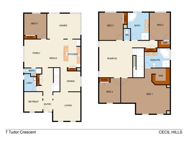 7 Tudor Crescent, Cecil Hills NSW 2171 Floorplan