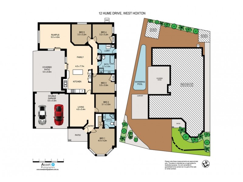 12 Hume Drive, West Hoxton NSW 2171 Floorplan