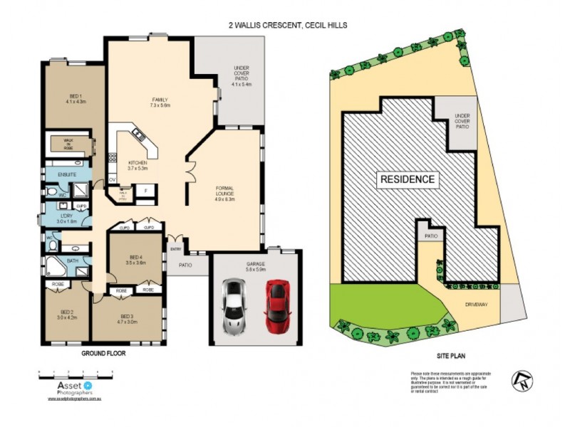 2 Wallis Crescent, Cecil Hills NSW 2171 Floorplan